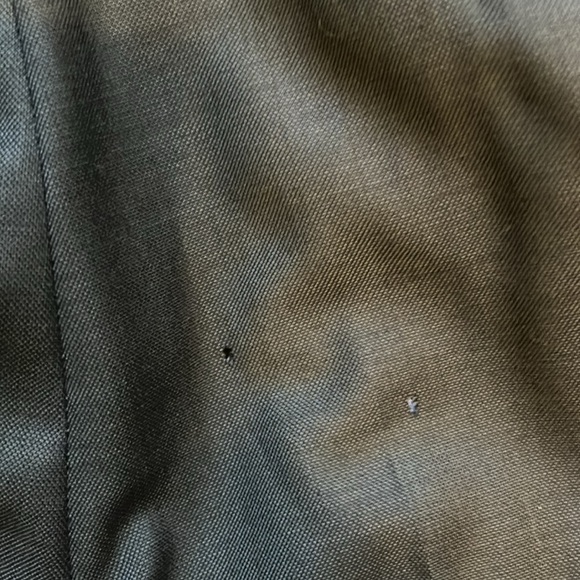 Peter Manning wool dress trousers navy blue-gray size 33x 27 (act 34 x27) - Picture 9 of 9